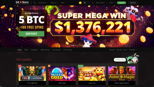 BitStarz Casino Lobby