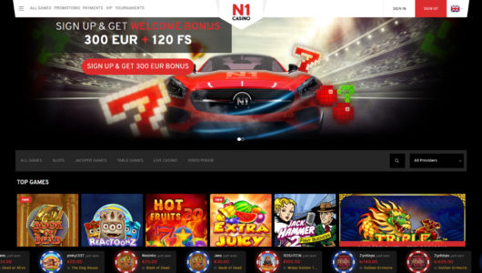 N1 Casino Screenshot
