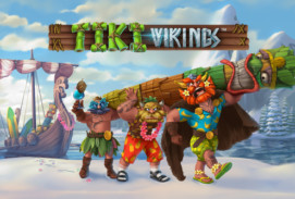 Tiki Vikings Slot Logo