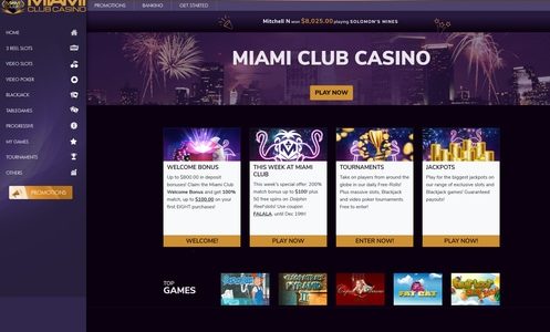 Miami Club Casino Bonuses
