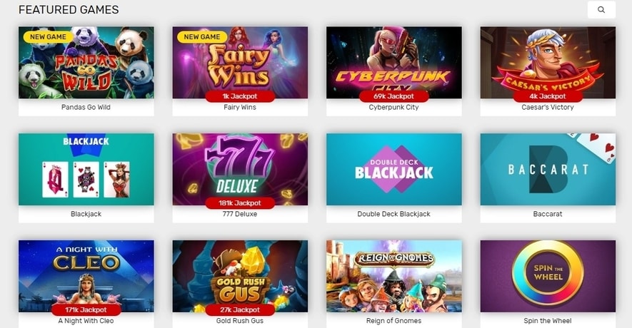 Bovada Casino Popular Games