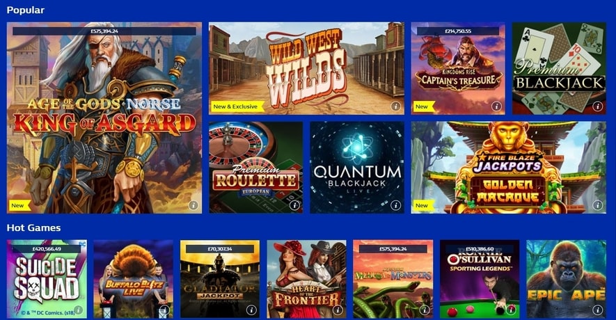 William Hill Casino Games