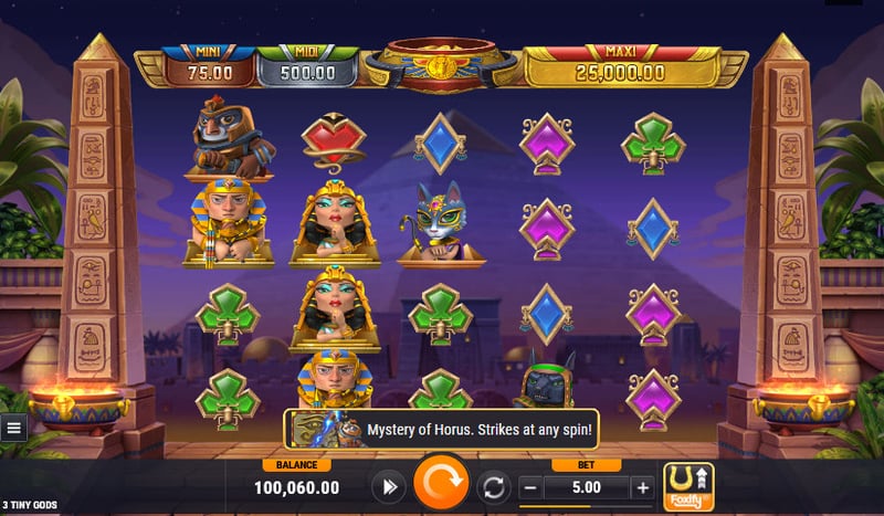 3 Tiny Gods Slot by Foxium